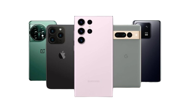 Phones we buy — iPhone, Samsung, Google Pixel, OnePlus